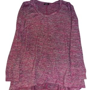 Women's Pink Long Sleeve Top